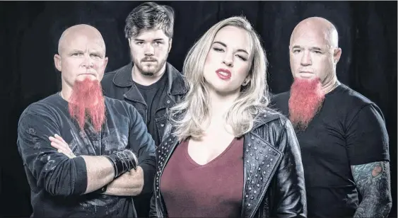  ??  ?? Kiwi rockers Devilskin are hitting the road for a December/January summer tour— and lead singer Jennie Skulander has just had a baby.