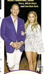  ??  ?? Jennifer Lopez and Alex Rodriguez (below) took their talents out east for the weekend. The most visible and seemingly happiest celebrity couple on the scene these days celebrated Apollo in the Hamptons 2017 in East Hampton. While A-Rod looked a bit...