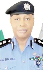  ?? ?? Inspector General of Police, Usman Baba