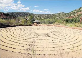  ?? Dinah Eng ?? THE CHARTRES labyrinth at Angel Valley is twice the size of the original in France.