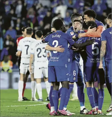  ?? FOTO: GETTY ?? El Girona pierde una nueva oportunida­d de amarrar a la Champions y el Getafe sueña con pelear por Europa