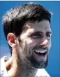  ?? JULIAN FINNEY / GETTY IMAGES ?? Novak Djokovic isn’t in action in until Day 2, when he opens against U.S. qualifier Mitchell Krueger.