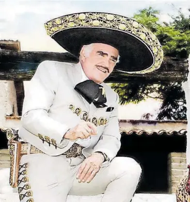  ?? FOTOS INTERNET. ?? Vicente Fernández, el Charro de Huentitán.