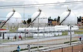  ?? /AFP ?? Una plan
ta nuclear en la que colabora Rusia está en riesgo