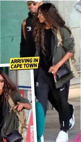  ??  ?? ARRIVINGIN CAPETOWN