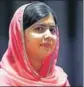  ?? AFP ?? Nobel Peace Prize winner Malala Yousafzai