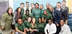  ??  ?? THE CPUT Space Cadets and members of the CPUT Satellite Programme with Minister of Science and Technology Mmamoloko Kubayi-Ngubane. |