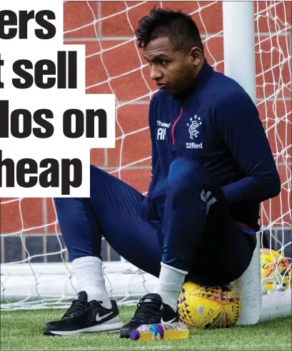  ??  ?? Rangers and Colombia striker Alfredo Morelos was widely expected to move on this summer