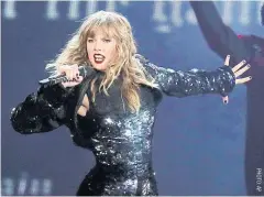  ??  ?? Taylor Swift during her ‘Reputation Stadium Tour’ opener in Glendale, Arizona, on May 8.