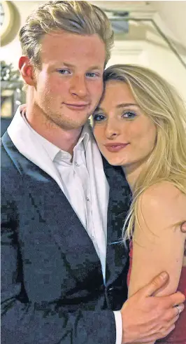  ??  ?? Oxford student Matt Smith, 22, with his girlfriend Ellie Bagshaw