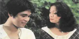  ??  ?? Christophe­r de Leon (left) and Gloria Diaz in “Ganito Kami Noon, Paano Kayo Ngayon”