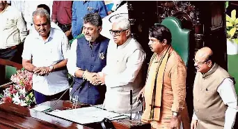 G.S. Patil unanimousl­y elected as Speaker | The Hindu (Mangalore ...