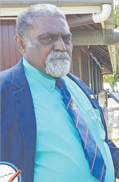  ?? Picture: NACANIELI TUILEVUKA ?? Assistant Minister for Agricultur­e Tomasi Tunabuna during an interview in one of his recent visit to the North.