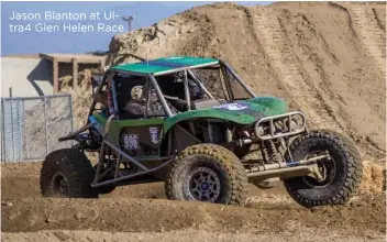  ??  ?? Jason Blanton at Ultra4 Glen Helen Race.