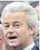  ??  ?? WILDERS: Anti-Islam MP leads polls