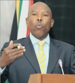  ?? PHOTO: SIMPHIWE MBOKAZI ?? Reserve Bank governor Lesetja Kganyago says the repo rate will remain unchanged.