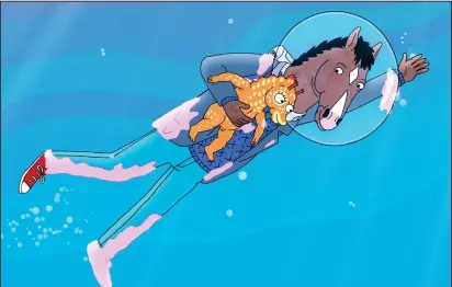  ?? Netflix ?? A scene from the Season 3 BoJack Horseman episode “Fish Out of Water.”