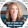  ?? ?? CEO of Noble Isle Katy Simpson