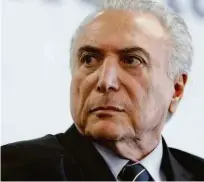  ?? Alan Santos/afp ?? O presidente Michel Temer, que teria ficado com R$ 300 mil em propina da Rodrimar após negociação