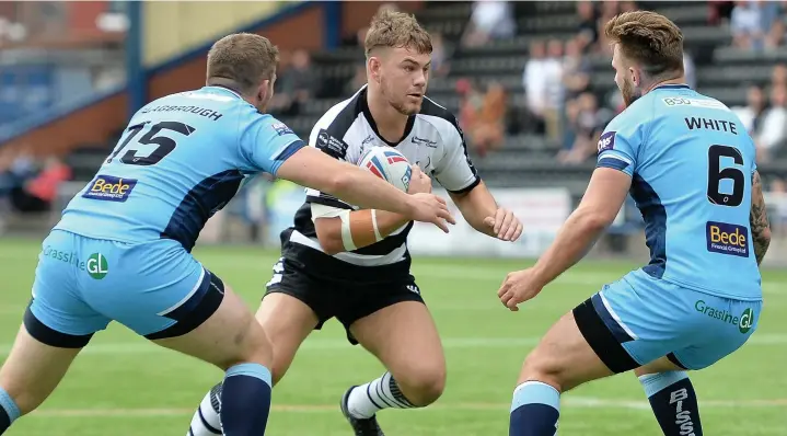  ?? Ste Jones/RLPix.com ?? ● Josh Wilde of Widnes Vikings during Widnes Vikings v Batley Bulldogs in the Betfred Championsh­ip Round 15 game.