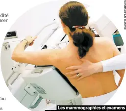  ??  ?? Les mammograph­ies et examens cliniques sauvent des vies, mais avec la pandémie, les retards s’accumulent.