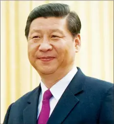  ??  ?? President Xi Jinping