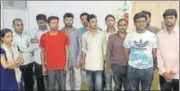  ?? HT PHOTO ?? ▪ The accused nabbed by the STF in Allahabad.