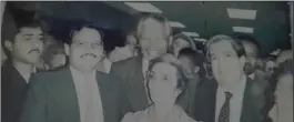  ??  ?? Dr Khorshed Ginwala with Nelson Mandela. Also in the picture are IC Meer and Roy Padayachie.