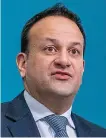  ??  ?? New year regulation­s: Tánaiste Leo Varadkar