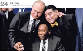  ?? AFP PHOTO / SPUTNIK / ALEXEY NIKOLSKY ?? Pelé tiene ya 78 años.