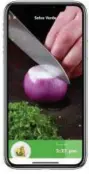  ?? PHOTOS COURTESY OF INNIT ?? Real-time videos in the Innit app show you exactly how thin “thinly-sliced” means when making Salsa Verde.