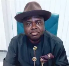  ??  ?? Bayelsa State PDP Governorsh­ip Candidate, Senator Douye Diri