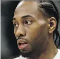  ??  ?? Kawhi Leonard