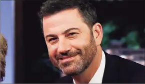  ?? Carolyn Kaster / Associated Press ?? Jimmy Kimmel announced on his show Wednesday that he will be the title sponsor of college football’s LA Bowl, scheduled to be played Dec. 18 at SoFi Stadium in Inglewood, Calif.