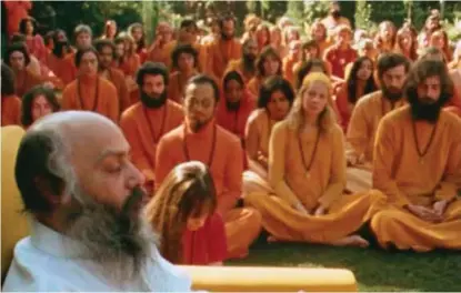  ?? FOTO: NETFLIX ?? Bhagwan Shree Rajneesh tok navnet Osho, og startet et eget samfunn i Oregon.