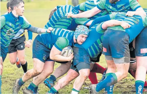  ??  ?? A variety of age groups play rugby with Aberdeen Wanderers, but which day of the week do the youth teams play?