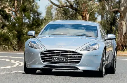  ?? PHOTOS: SUPPLIED ?? Rapide’s 2015-facelift gave an early hint about the marque’s new design direction. Yes, there is one.