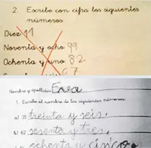  ??  ?? Estas pruebas provocaron un debate sobre la efi cacia en la redacción de las preguntas.