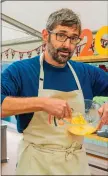  ??  ?? Documentar­y maker Louis Theroux features in the culinary challenge