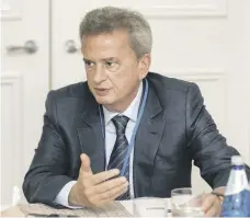  ?? Tracey Salazar / The ?? Lebanon Central Bank Governor, Riad Salameh, said reserves fell to about $41.5bn from more than $43bn