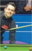  ?? FOTO: DPA ?? Meistens genial, mitunter eigenwilli­g, immer für einen WM-Coup gut: Ronnie O’Sullivan.