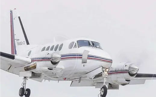  ??  ?? Le service de vols semi-privés d’Evasion Air vers Montréal et Gatineau à partir de l’aéroport de Charlo débute jeudi. Gracieuset­é