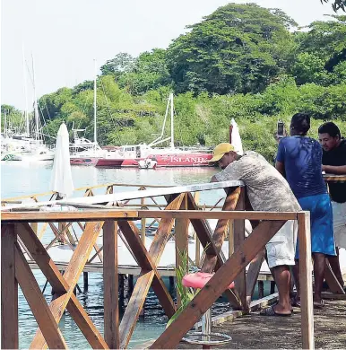  ?? PHOTO BY CLAUDIA GARDNER ?? A section of Mosquito Cove in Hanover. Mosquito Cove is the safest harbour for boats in Jamaica during a storm.