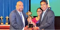  ??  ?? S &amp; D Chemicals receiving the award