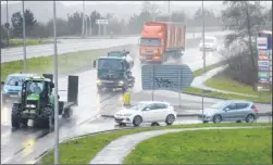  ??  ?? Wendy Rowe is campaignin­g for traffic lights at the Barrey Road junction for Sevington business park