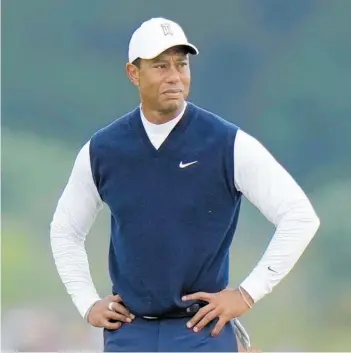  ?? Photo / AP ?? Tiger Woods hasn’t played a golf tournament since the Open at St Andrews in July.