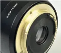  ??  ?? Weather-proofing measures include a substantia­l runner gasket around the lens mount.