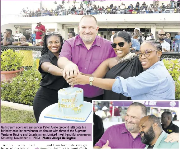 Peter Aiello lights up Caymanas Park - PressReader