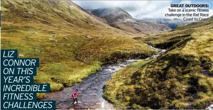  ??  ?? GREAT OUTDOORS: Take on a scenic fitness challenge in the Rat Race Coast to Coast