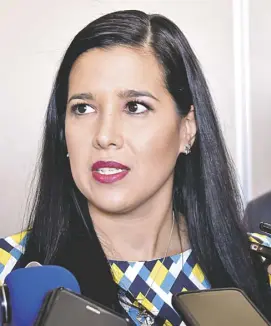  ??  ?? la Unidad de Estrategia de Seguridad Ciudadana, Sophía Huett López.